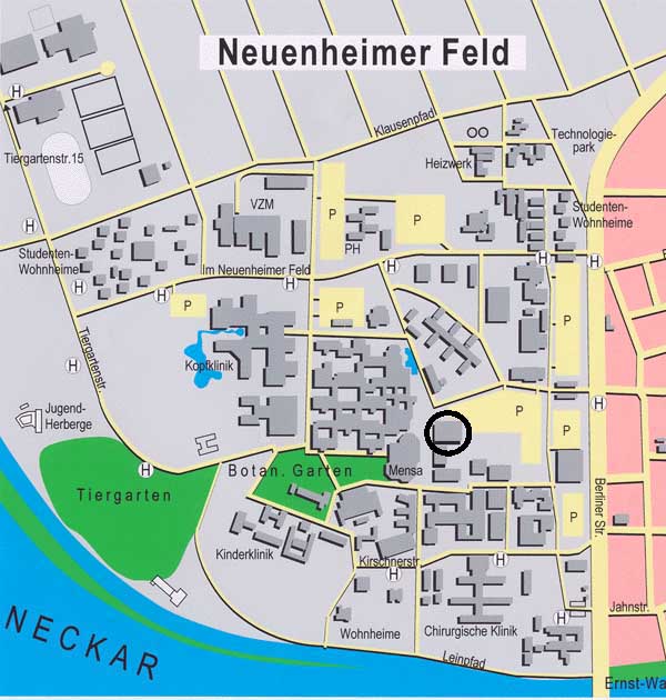 Lageplan fr Im Neuenheimer Feld 227