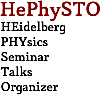 HePhySTO - HEidelberg PHYsics Seminar Talks Organizer